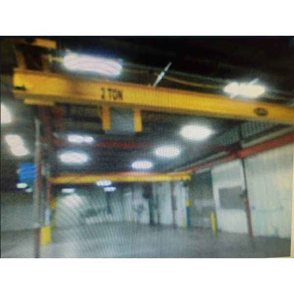 Harrington 2 ton over head bridge crane