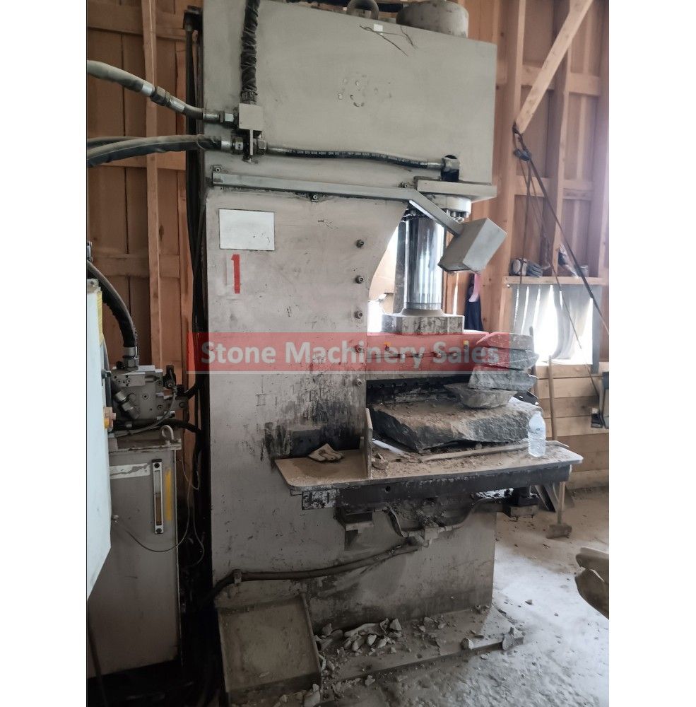 2017 Gestra 180 Ton C Frame Splitter w/ Arm & Conveyor